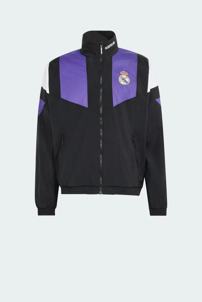 Чоловіча чорна спортивна кофта Real Madrid EQT 6