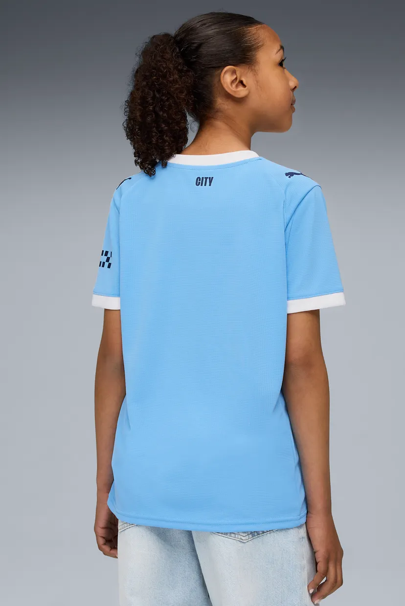 Дитяча блакитна футболка Manchester City 25/26 Home Jersey Youth 3