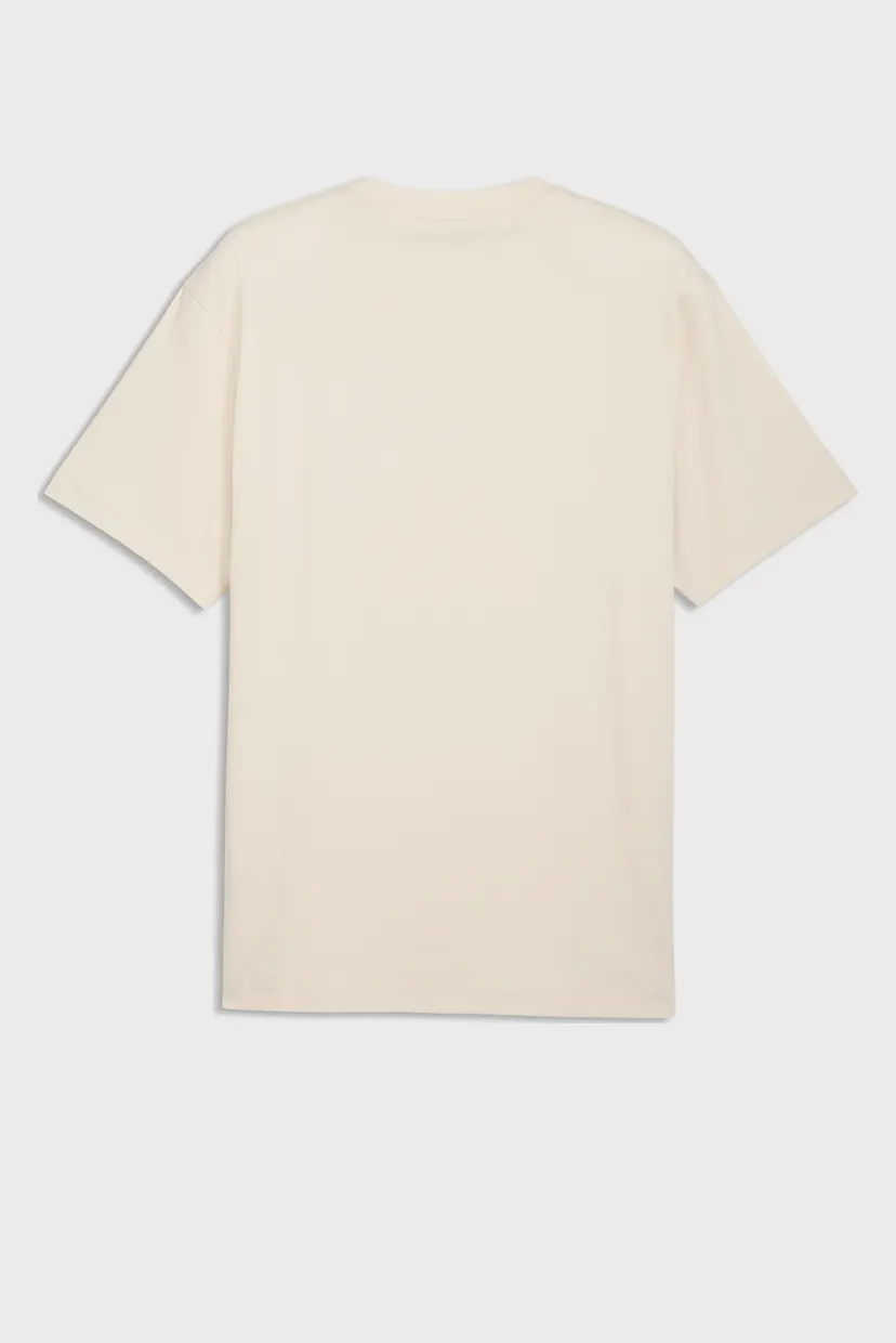 Чоловіча бежева футболка Graphic Cat Relaxed Tee Men 5