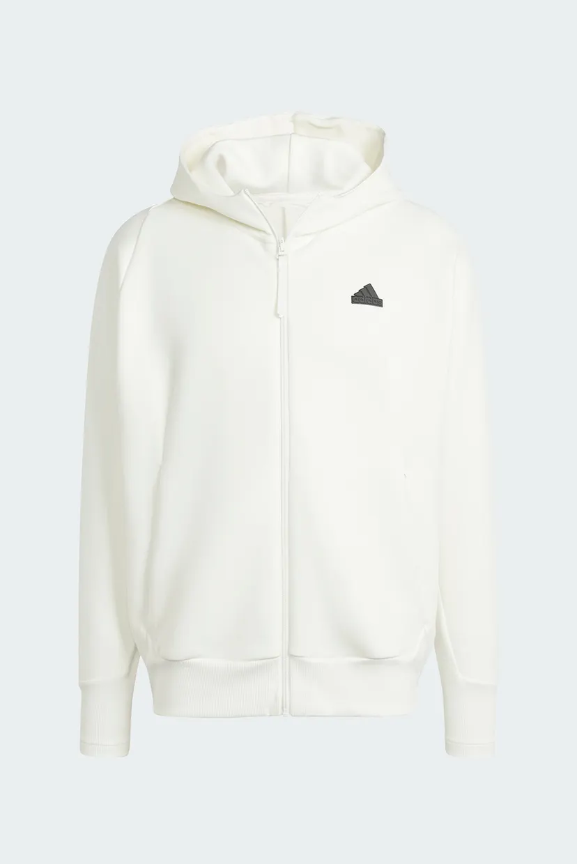 Чоловіче біле худі Z.N.E. Premium Full-Zip 6