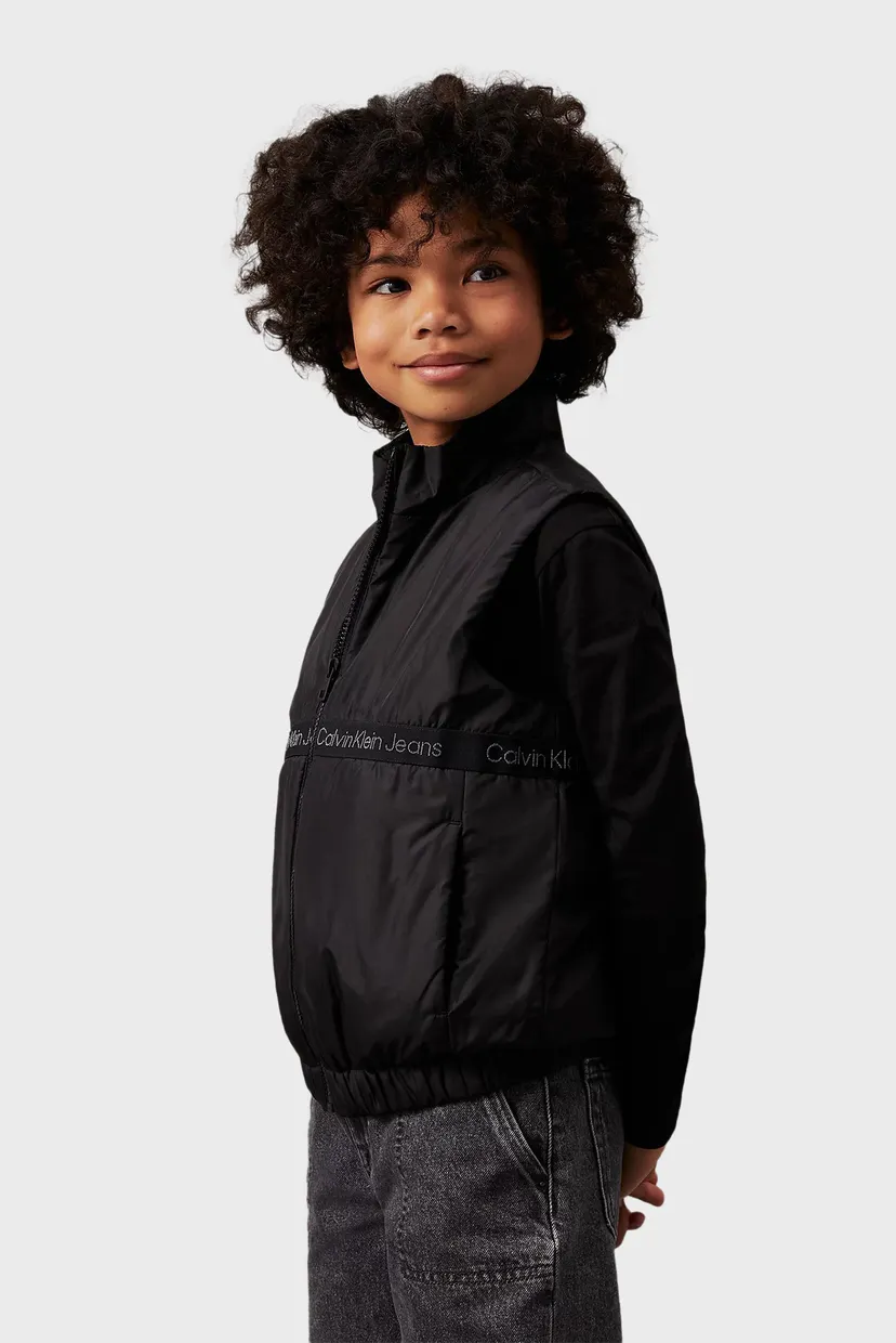 Детский черный жилет BOXY LIGHT PADDED TAPE VEST 3