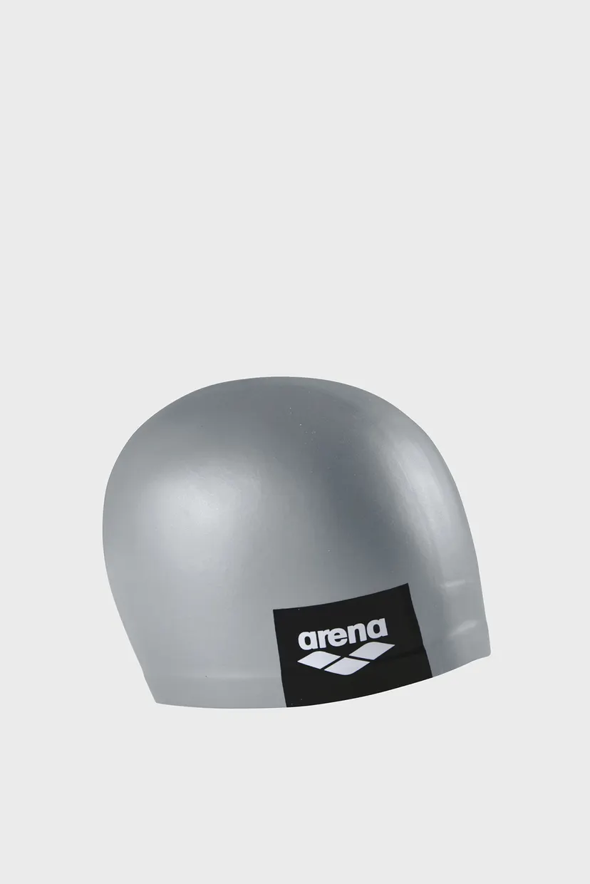 Срібляста шапочка для плавання LOGO MOULDED CAP 3