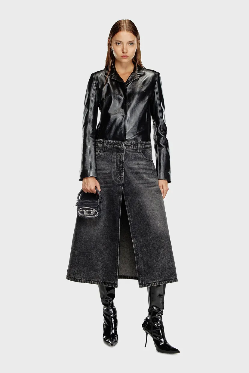 Женская черная джинсовая сумка 1DR XS Diesel X08709 P6319 — MD-Fashion