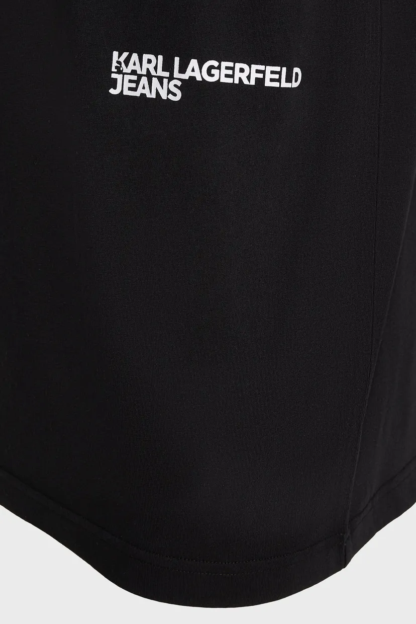 Чоловіча чорна футболка KLJ REGULAR BANDANA SSLV TEE 5