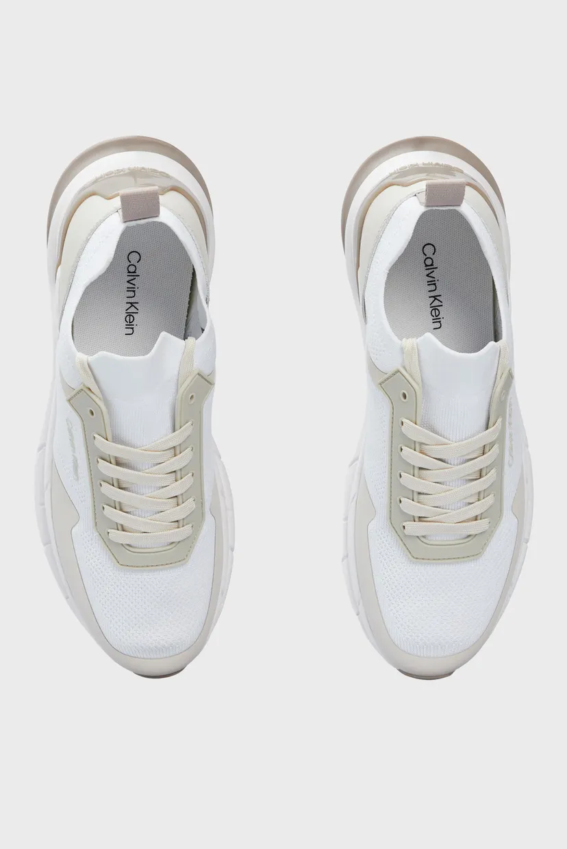 Мужские белые кроссовки LOW TOP LACE UP MIX 4