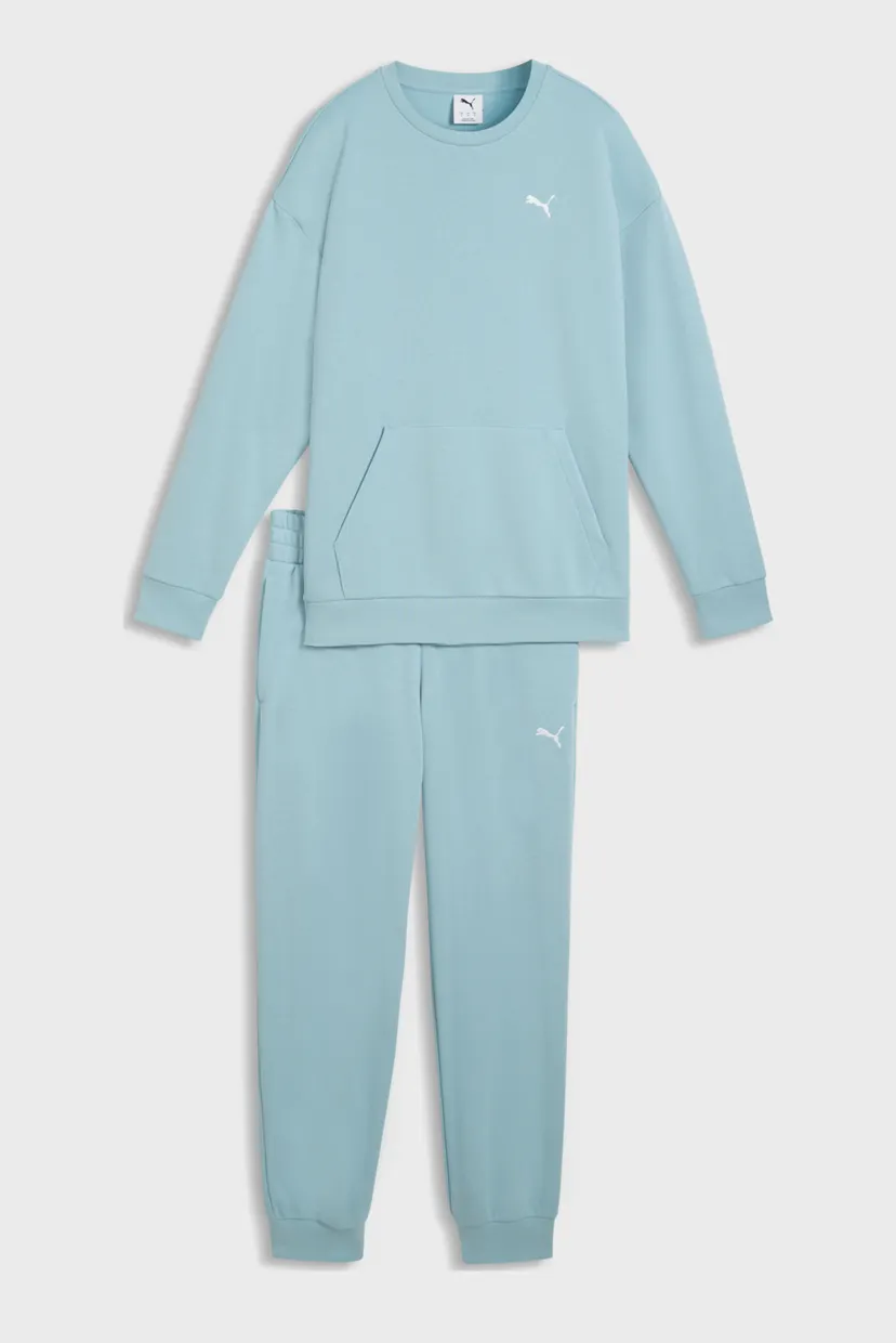 Жіночий блакитний спортивний костюм (світшот, штани) Relaxed Tracksuit Women 4