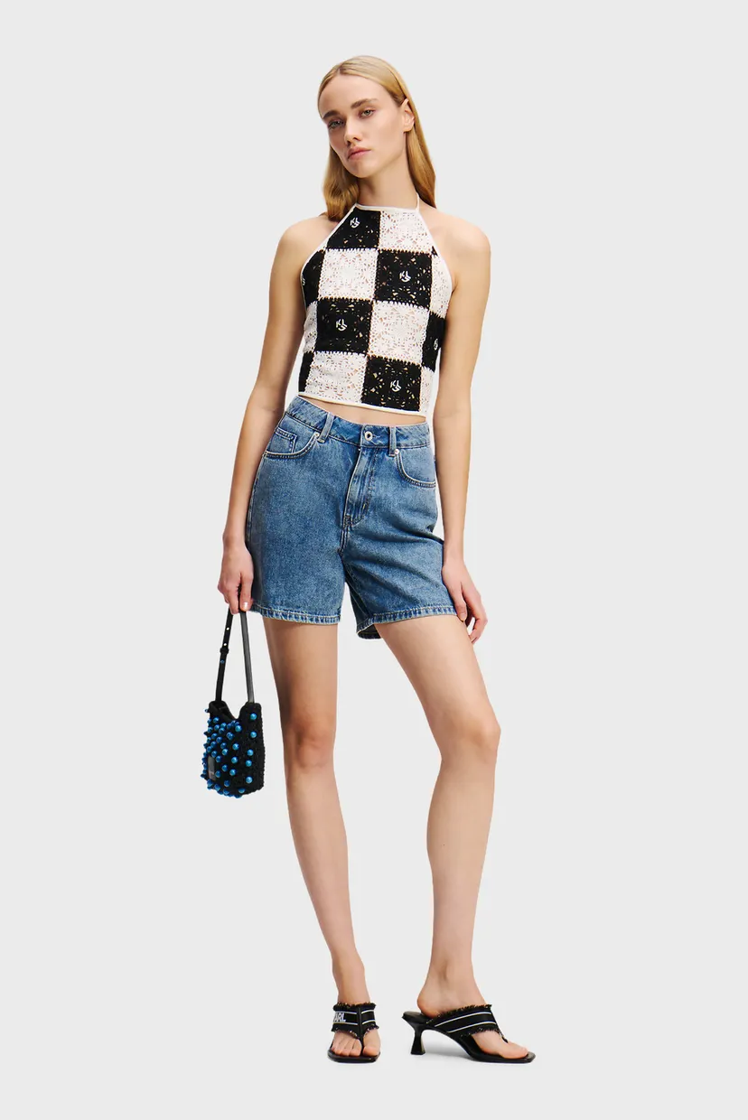 Женские голубые джинсовые шорты HR DENIM 3