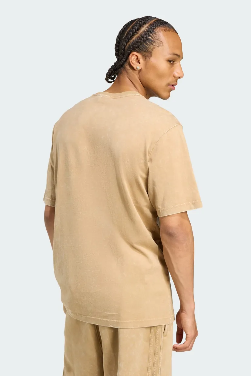 Чоловіча коричнева футболка WASHED 3