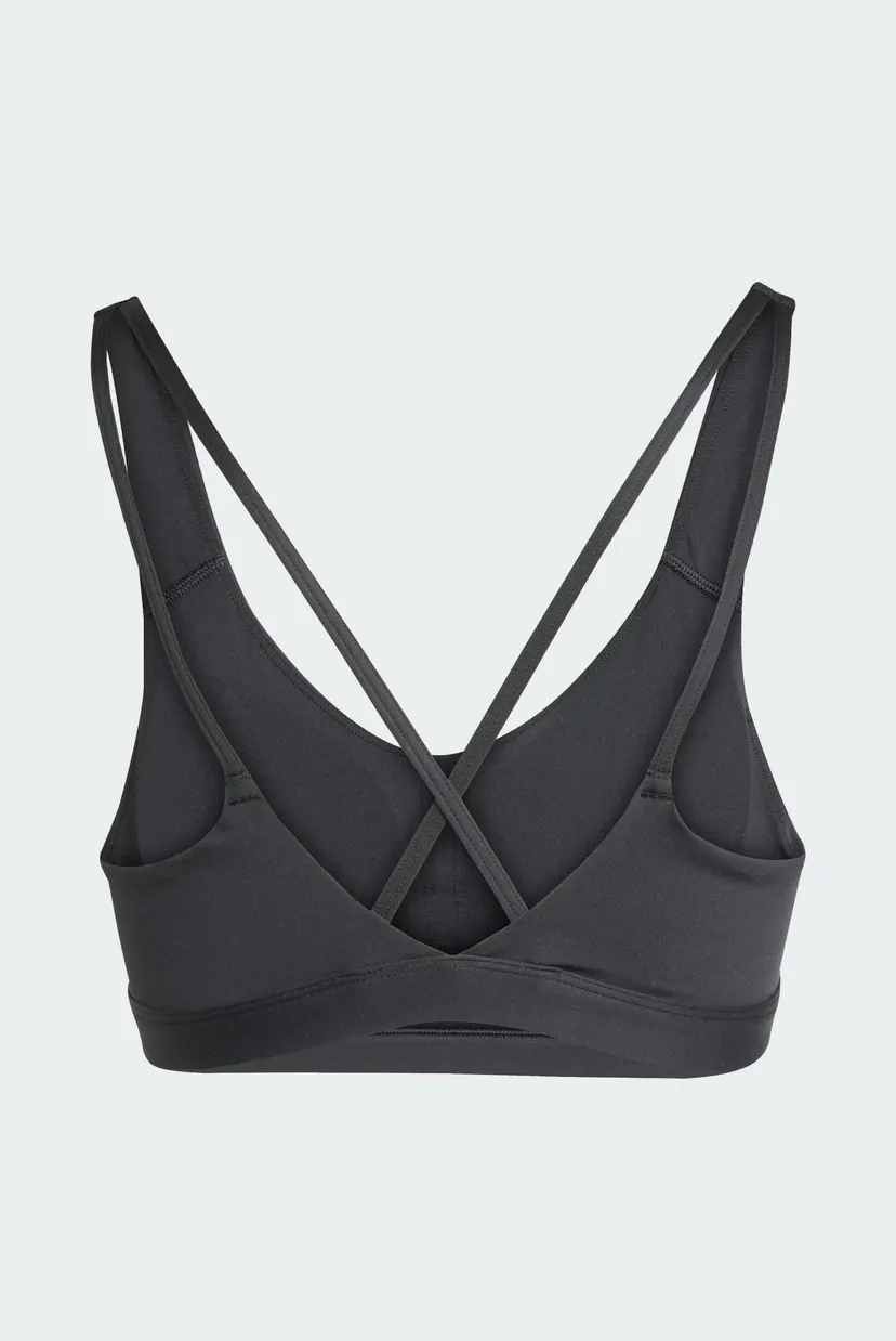 Жіночий чорний топ adidas All Me Essentials Medium Support 7