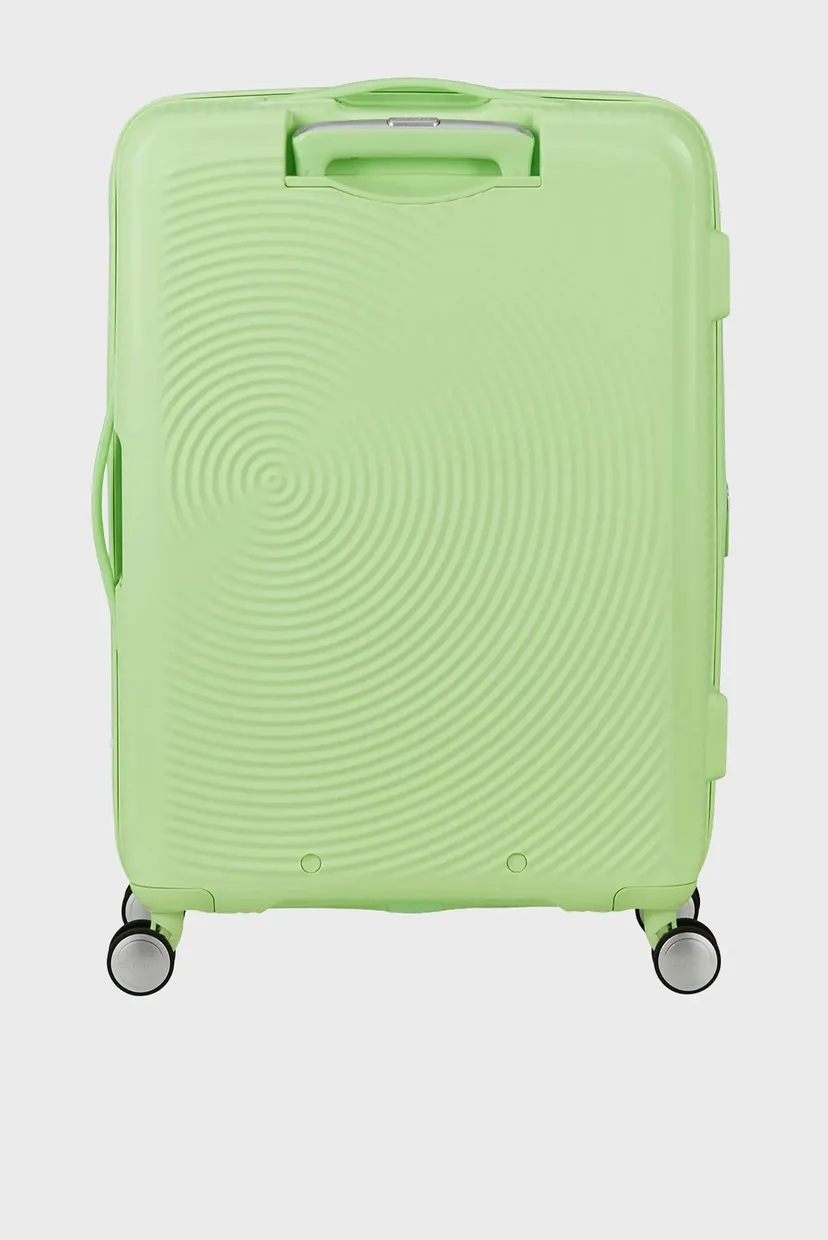 Женский зеленый чемодан 67 см SOUNDBOX KIWI GREEN 4