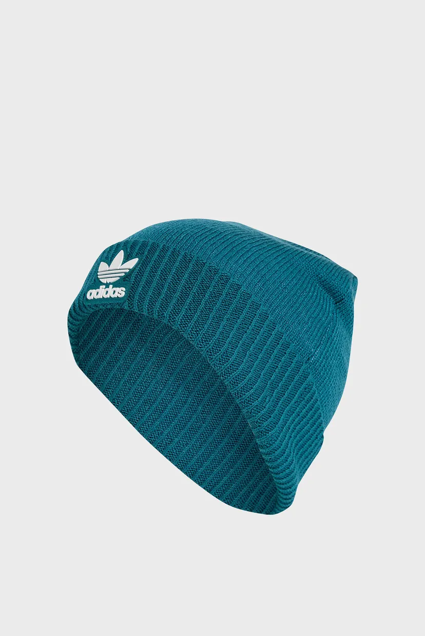 ビアス No.4684 Бірюзова шапка Adicolor Cuff Knit adidas IY4641 — MD-Fashion