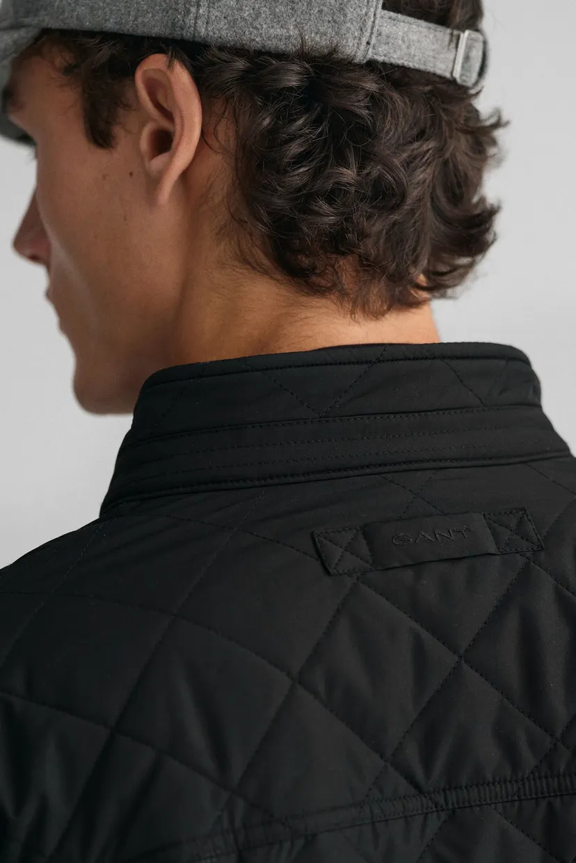 Чоловіча чорна куртка QUILTED WINDCHEATER 5