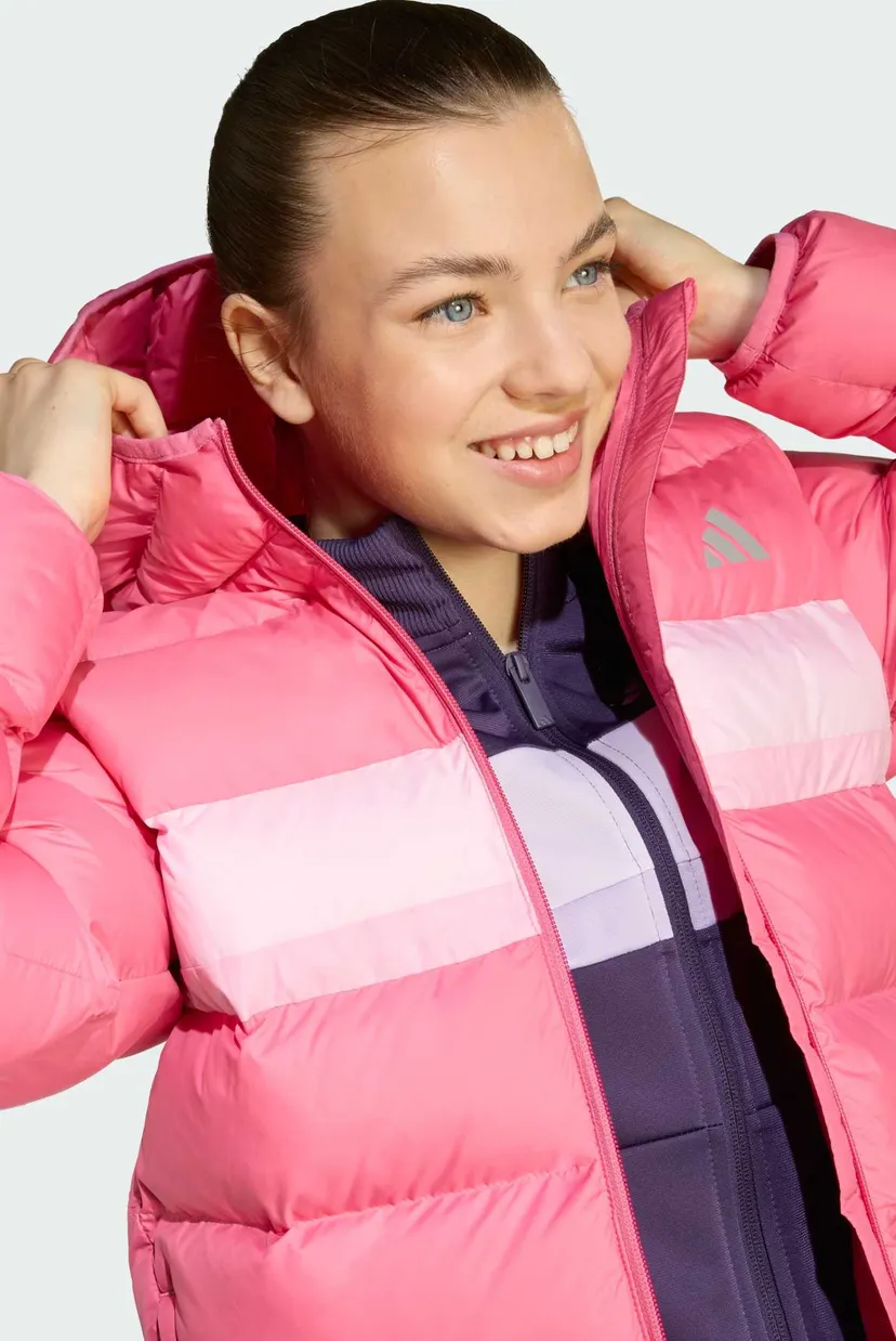 Дитяча рожева куртка Synthetic Kids 6