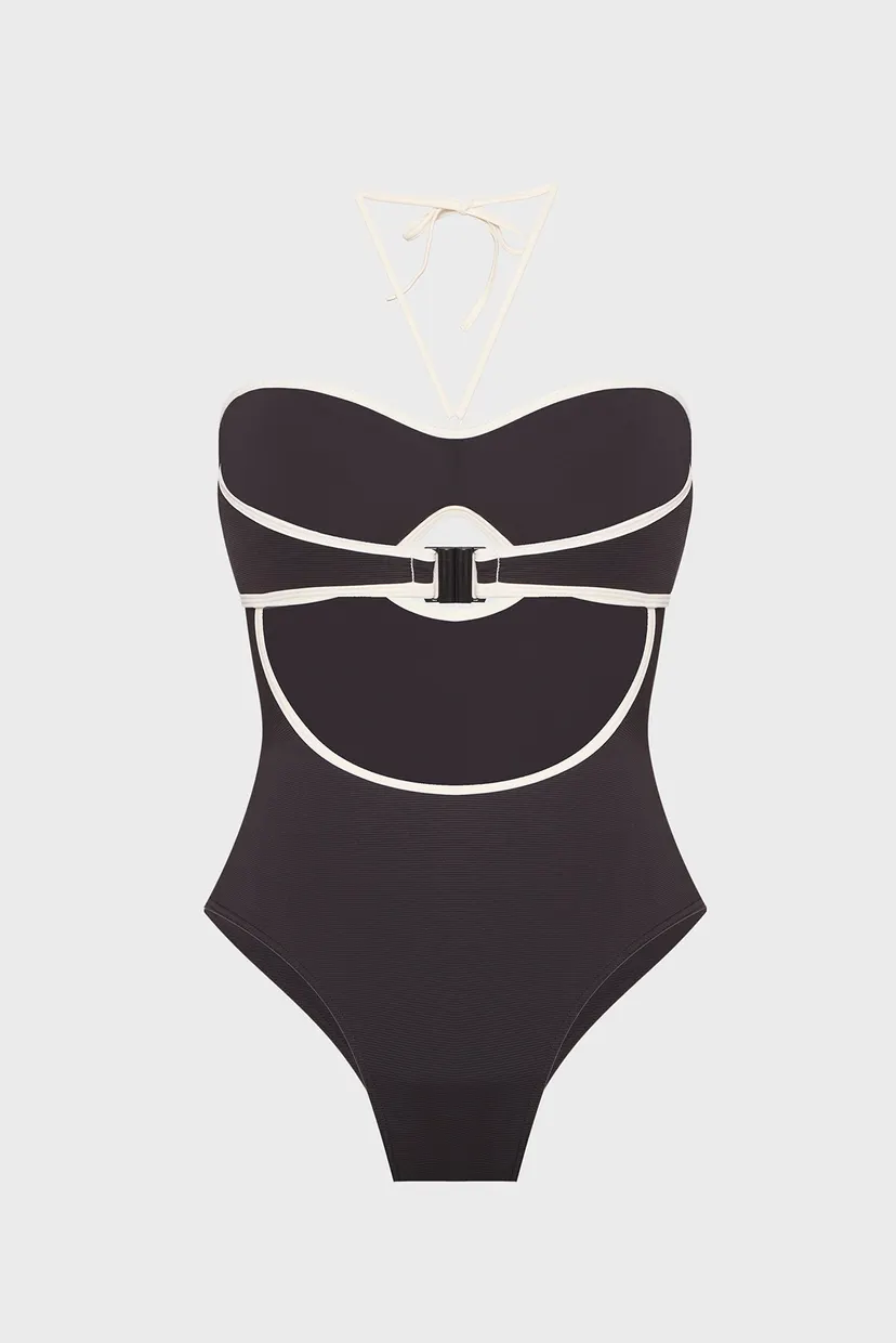 Женский черный купальник HOTEL KARL RIB RIO SWIMSUIT 5