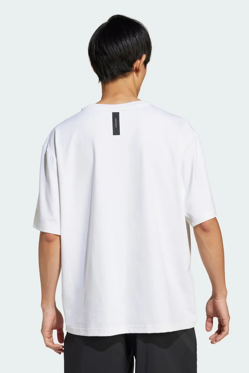 Чоловіча біла футболка adidas Z.N.E. Loose-Fit 3