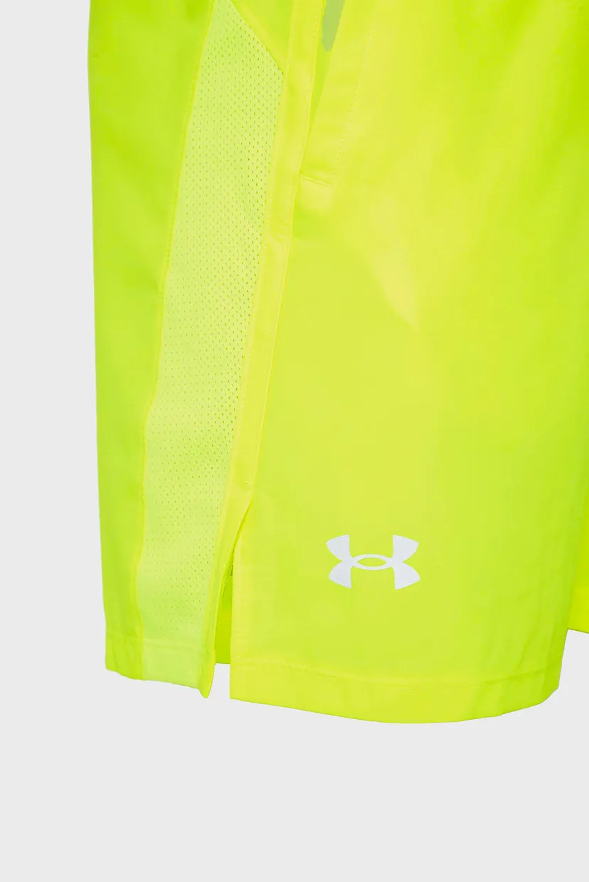 Мужские желтые шорты UA LAUNCH 7'' SHORTS 3