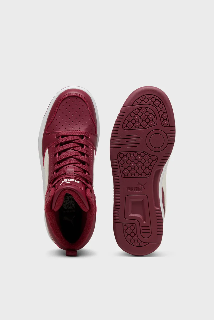 Детские красные хайтопы Puma Rebound V6 WTR Youth Sneakers 4