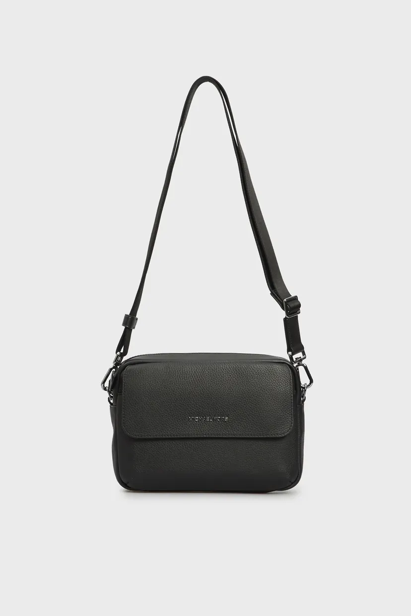 Мужская черная кожаная сумка HUDSON UTILITY XBODY Michael Kors