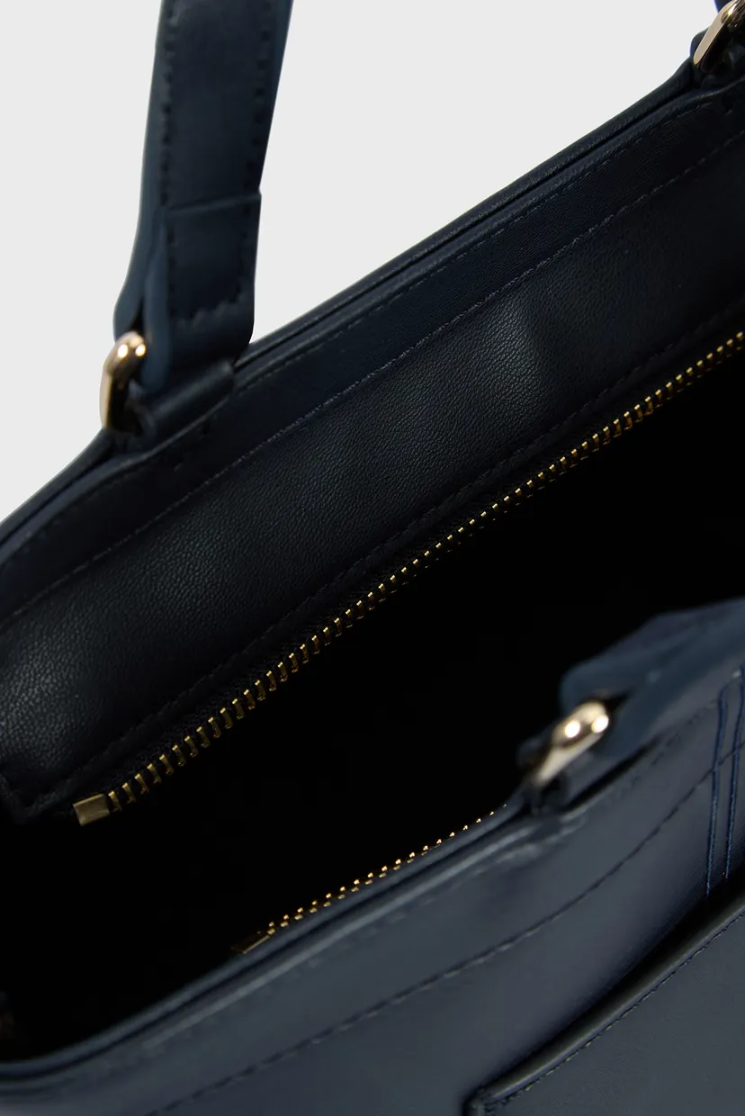 Жіноча темно-синя сумка TH DISTINCT MINI TOTE CORP 6