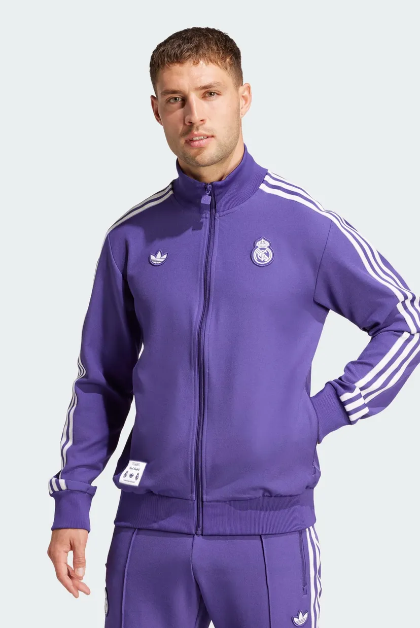 ミスティトワイライトパープルアゲート R762 Чоловіча фіолетова спортивна кофта Real Madrid Terrace Icons