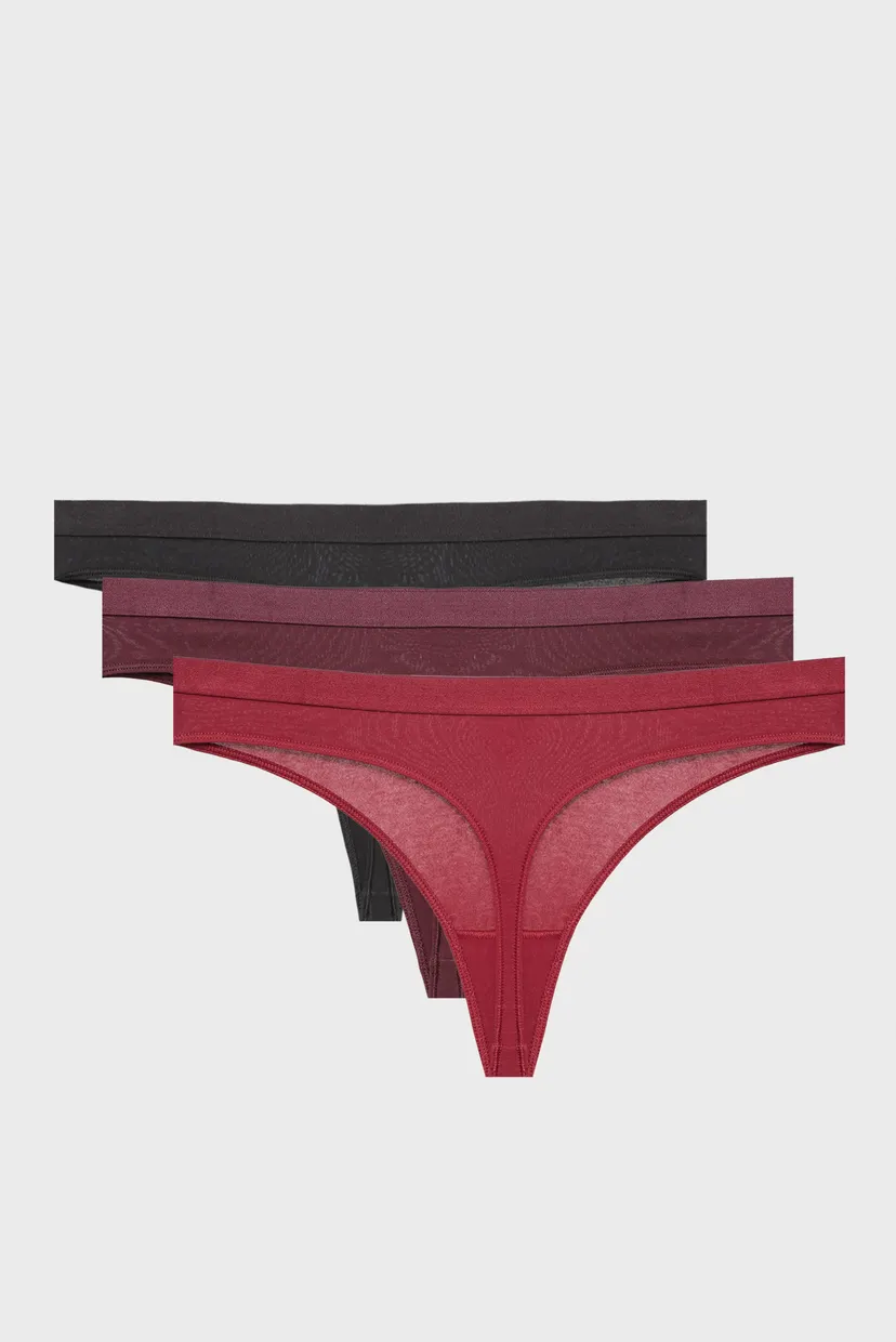 Женские трусики (3 шт) THONG 8