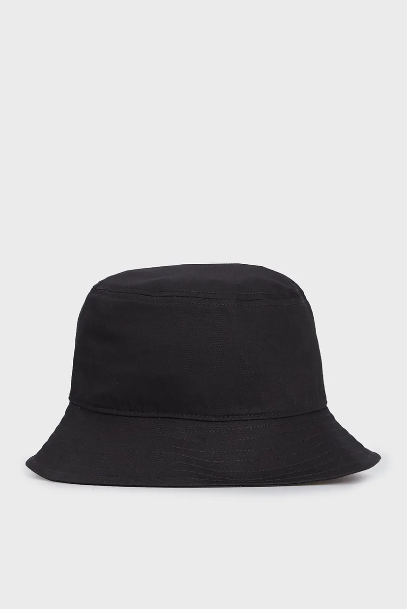 Женская черная панама TJW LINEAR LOGO BUCKET HAT 3