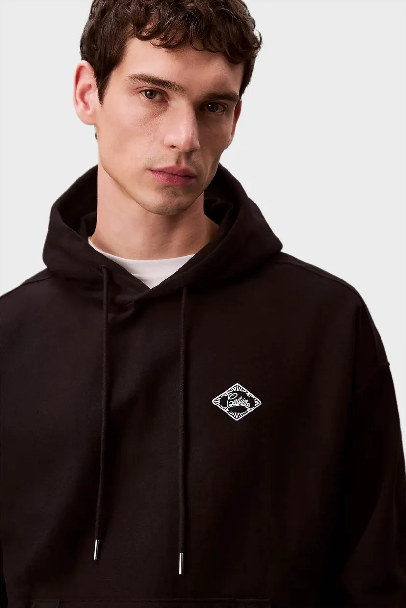 Чоловіче чорне худі LS PREMIUM FLEECE MATCHBOX HOODI 4
