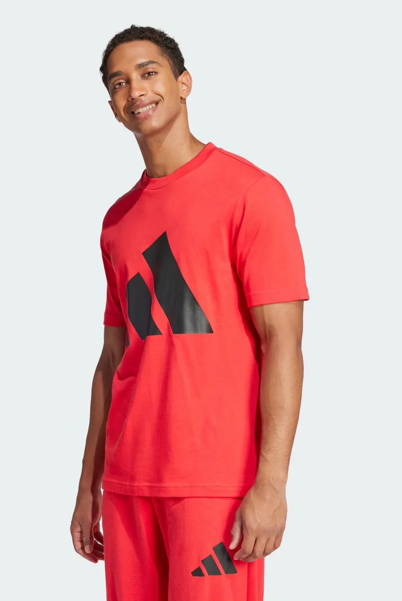 Чоловіча червона футболка Essentials Big Logo adidas JE8934 — MD