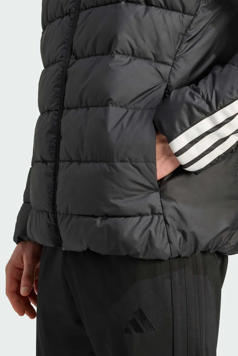 Мужская черная куртка Essentials CLIMAWARM 3-Stripes Synthetic Down 5