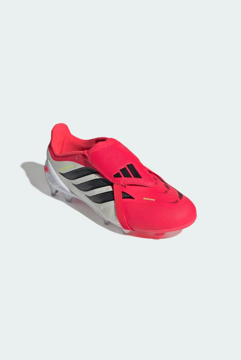 Дитячі червоні бутси PREDATOR LEAGUE Fold-Over Tongue Firm Ground Football Kids 4