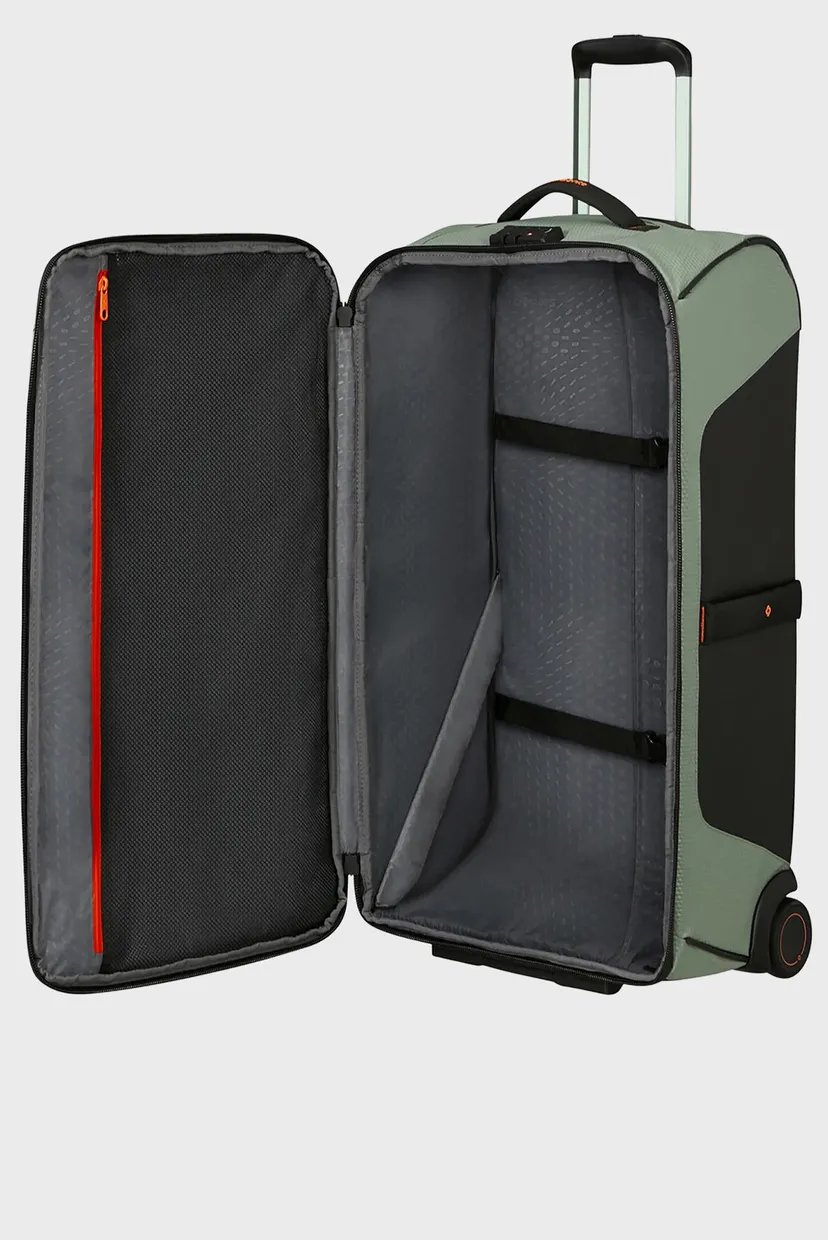 Оливковый чемодан 67 см ECODIVER LIGHT SAGE 5