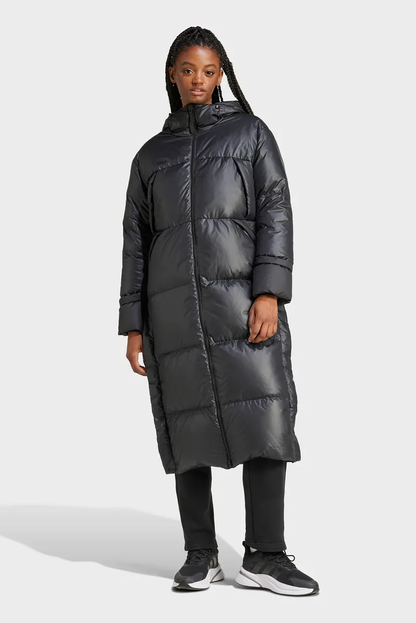 Женский черный пуховик Big Baffle adidas IV9770 — MD-Fashion