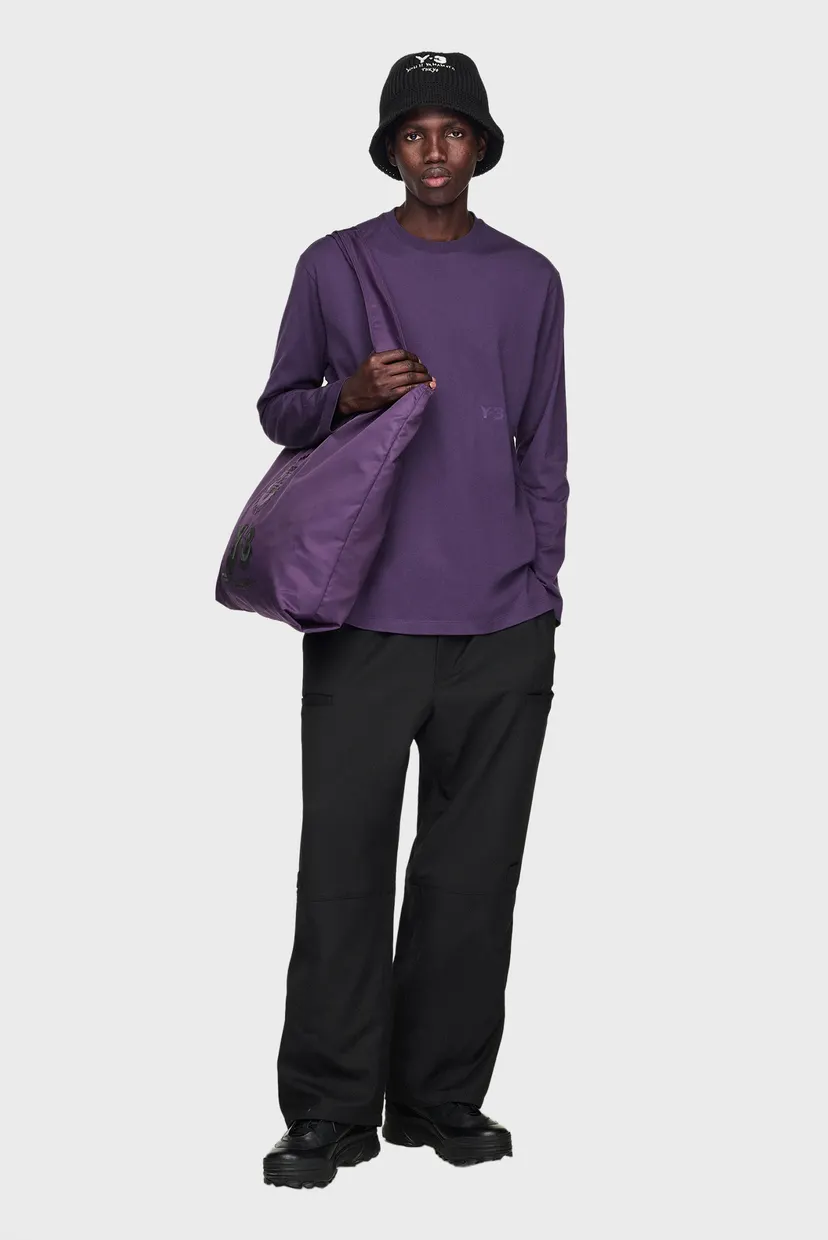 Фиолетовый лонгслив Y-3 (унисекс) 5