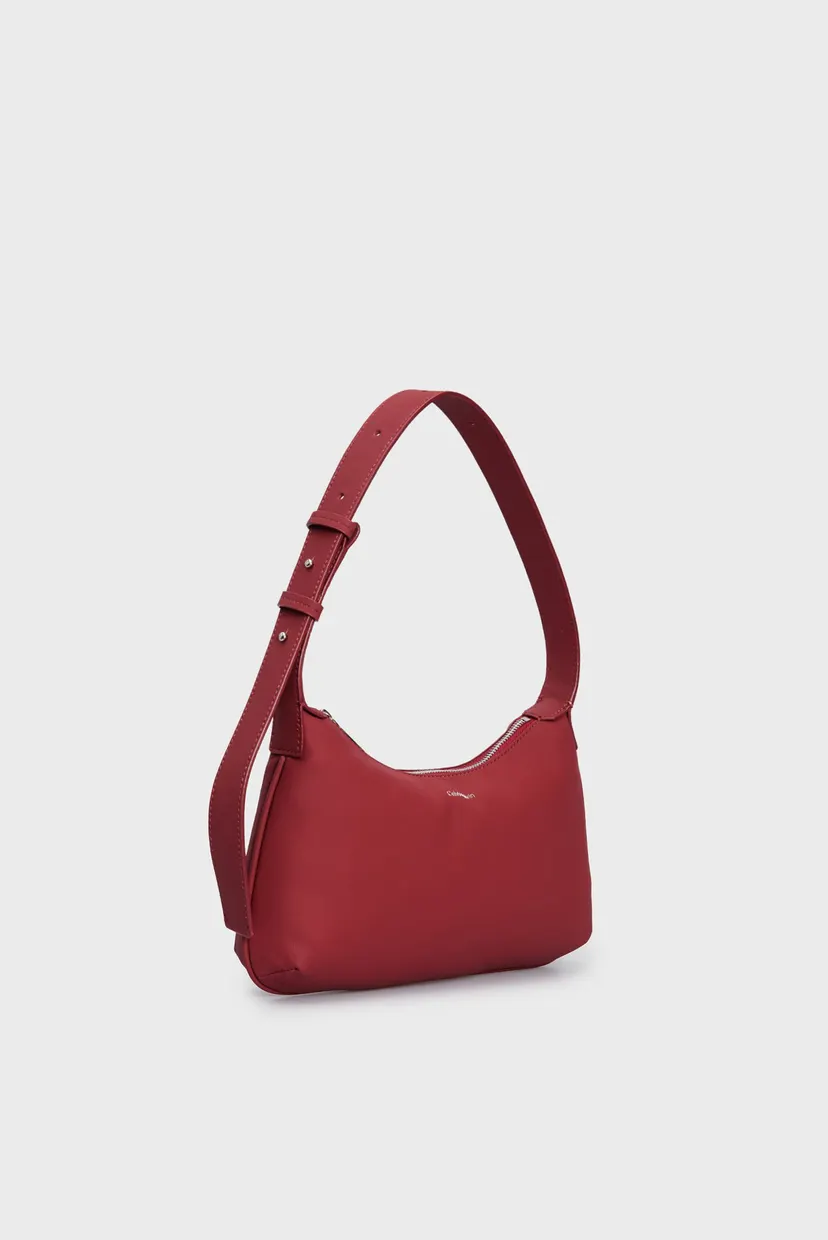Жіноча бордова сумка CALVIN SOFT SHOULDER BAG 3