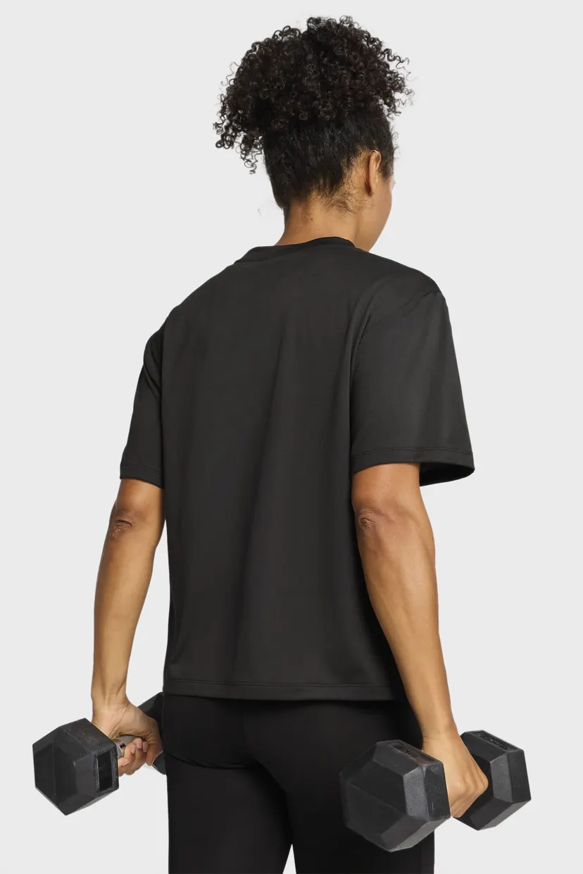 Жіноча чорна футболка Train All Day Essentials Relaxed Tee Women 3