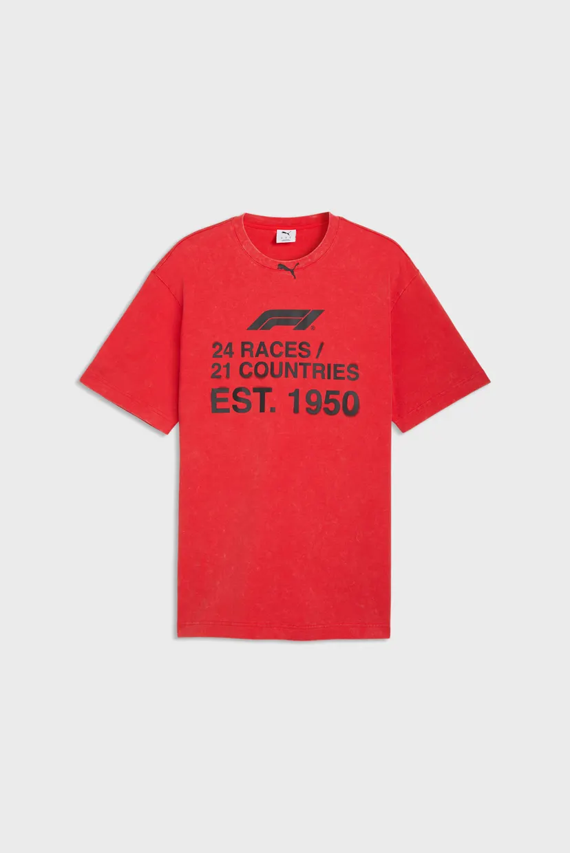 Мужская красная футболка F1® Race Relaxed Tee Men 4