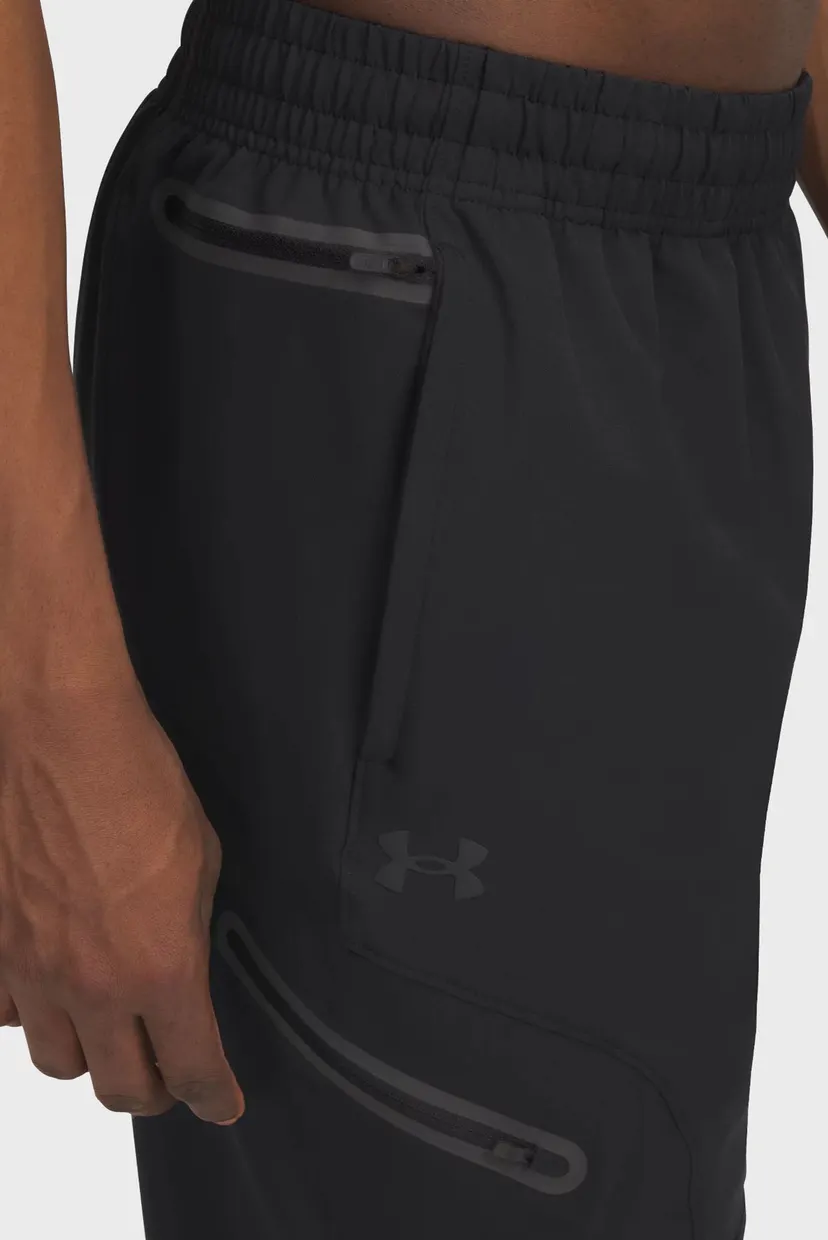 Мужские черные спортивные брюки UA Unstoppable Cargo Pant 4