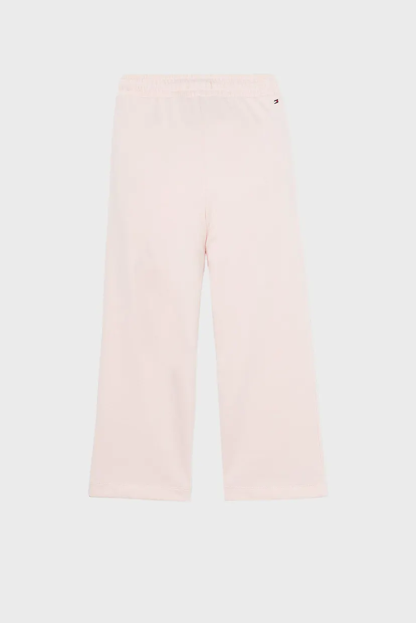 Детские пудровые спортивные брюки HILFIGER SCRIPT WIDE 5