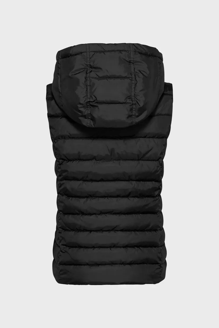 Женский черный жилет TJW BASIC HOODED VEST 6