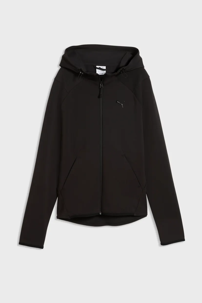 Женское черное худи PUMATECH SENSE Full-Zip Jacket Women 4