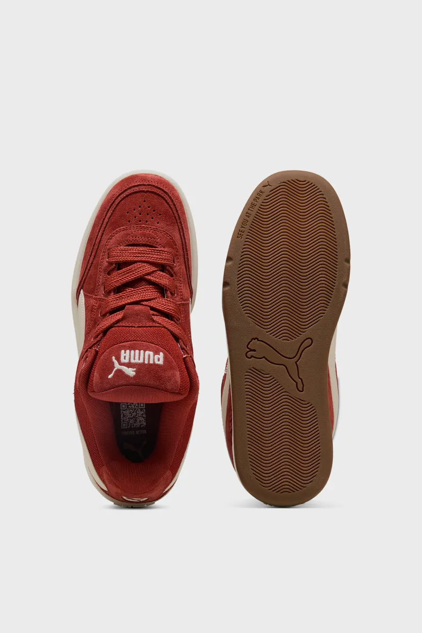 Червоні замшеві снікерси Park Lifestyle SK8 Suede Sneakers Unisex 4