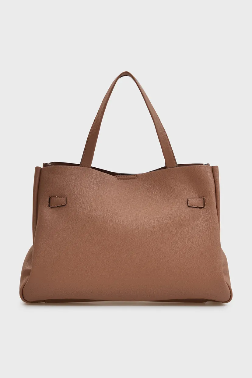 Женская коричневая сумка SATCHEL 4