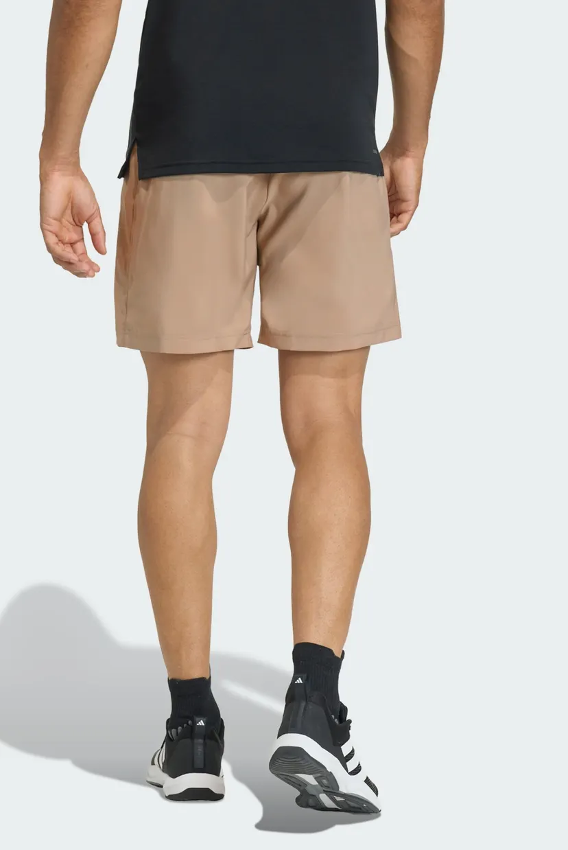 Чоловічі бежеві шорти WORKOUT ESSENTIALS BASE WOVEN 3