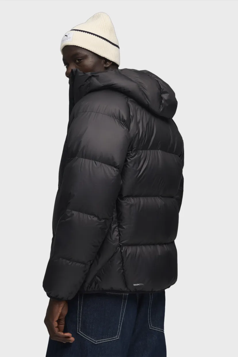 Чоловічий чорний пуховик Hooded Down Puffer Jacket Men 3
