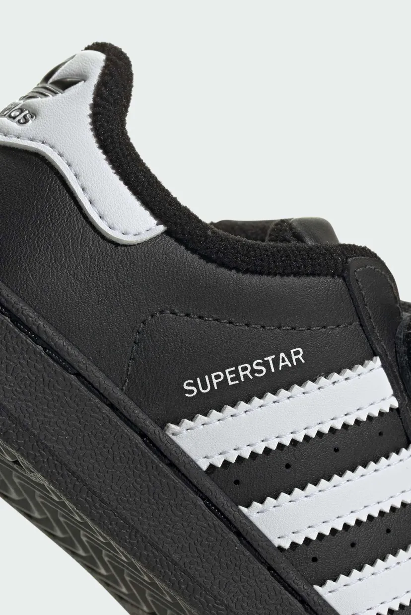 Детские черные сникерсы Superstar II Comfort Closure Kids 9