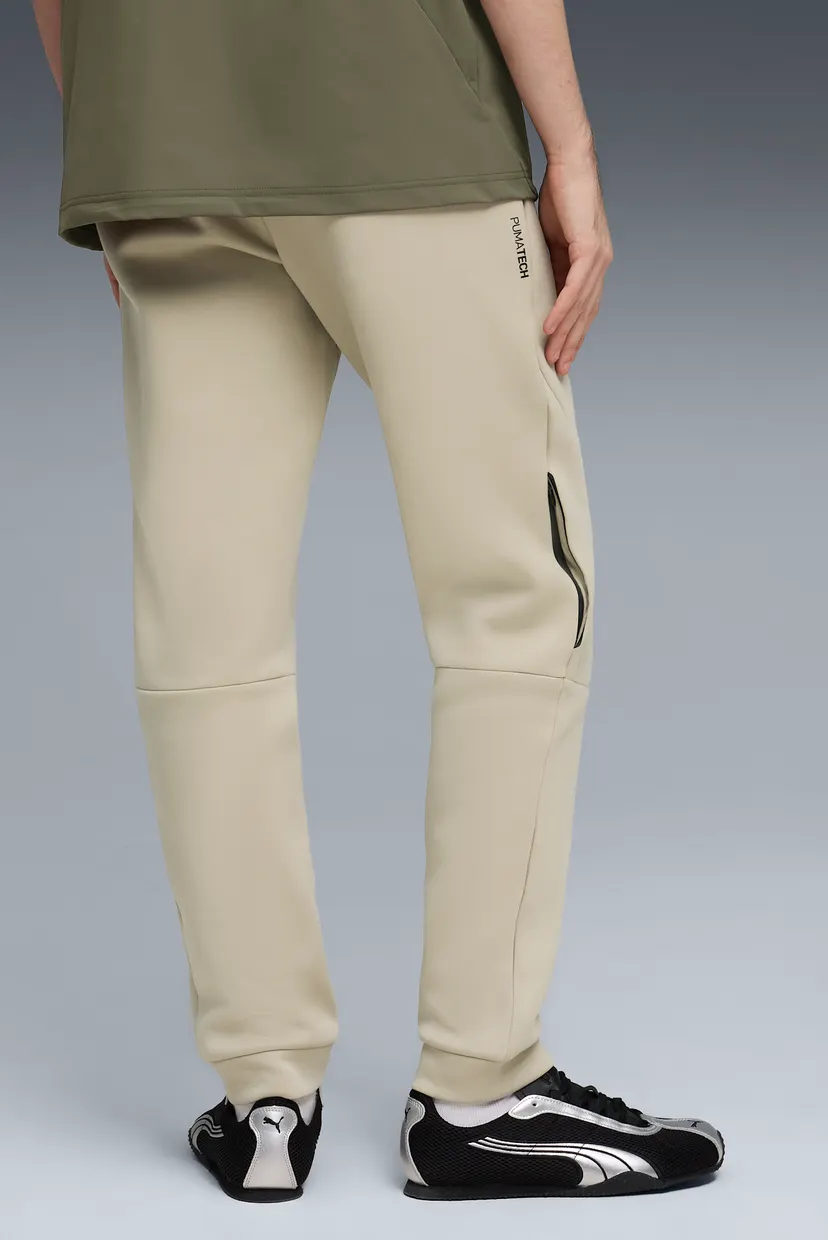 Мужские бежевые спортивные брюки PUMATECH Sweatpants Men 3