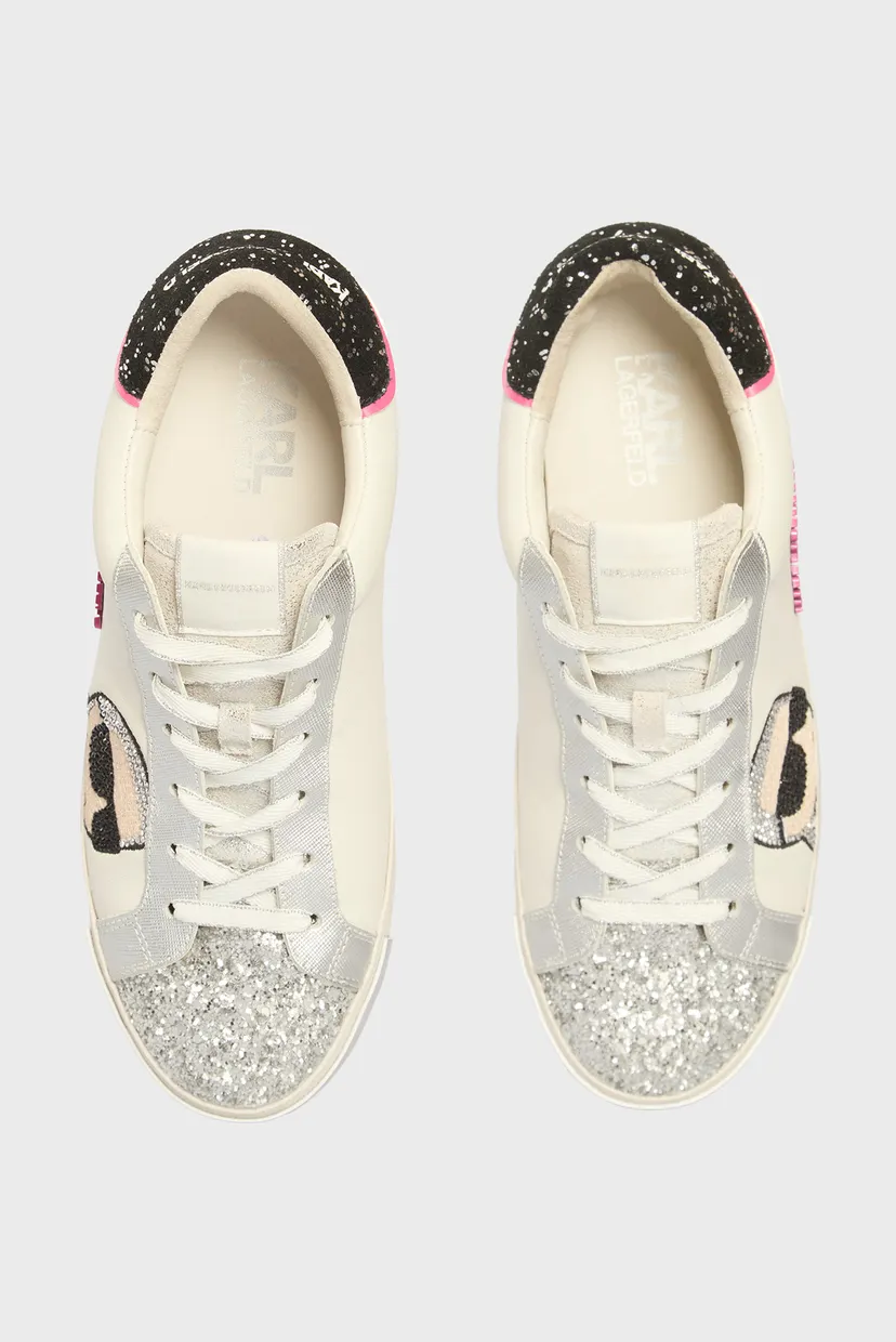 Жіночі шкіряні снікерси SKOOL Karl NFT Lo Lace 4