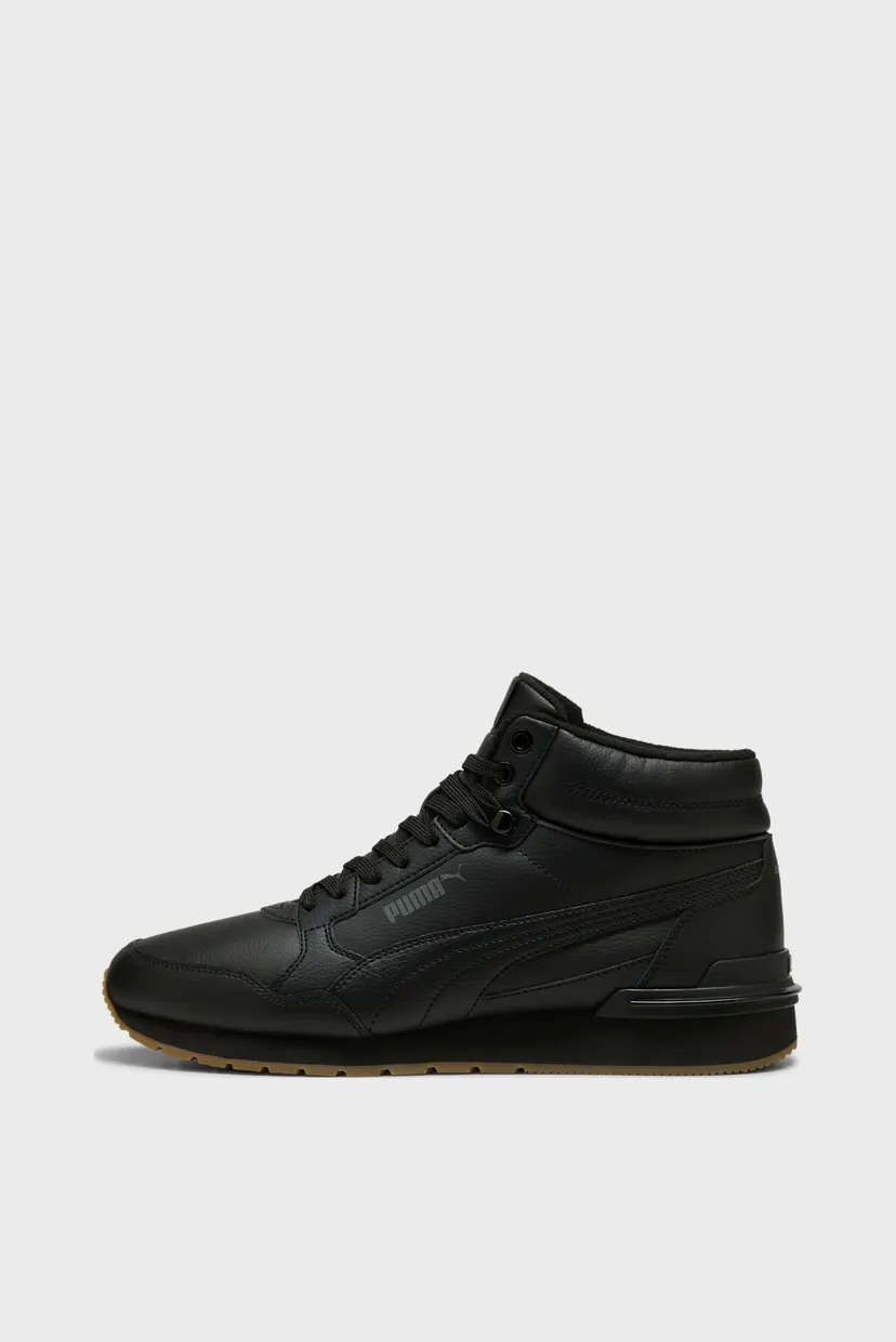 Черные хайтопы ST Runner Mid-Cut Sneakers 3