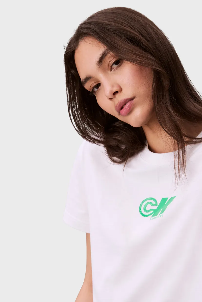 Жіноча біла футболка ARCHIVE LOGO JERSEY 5