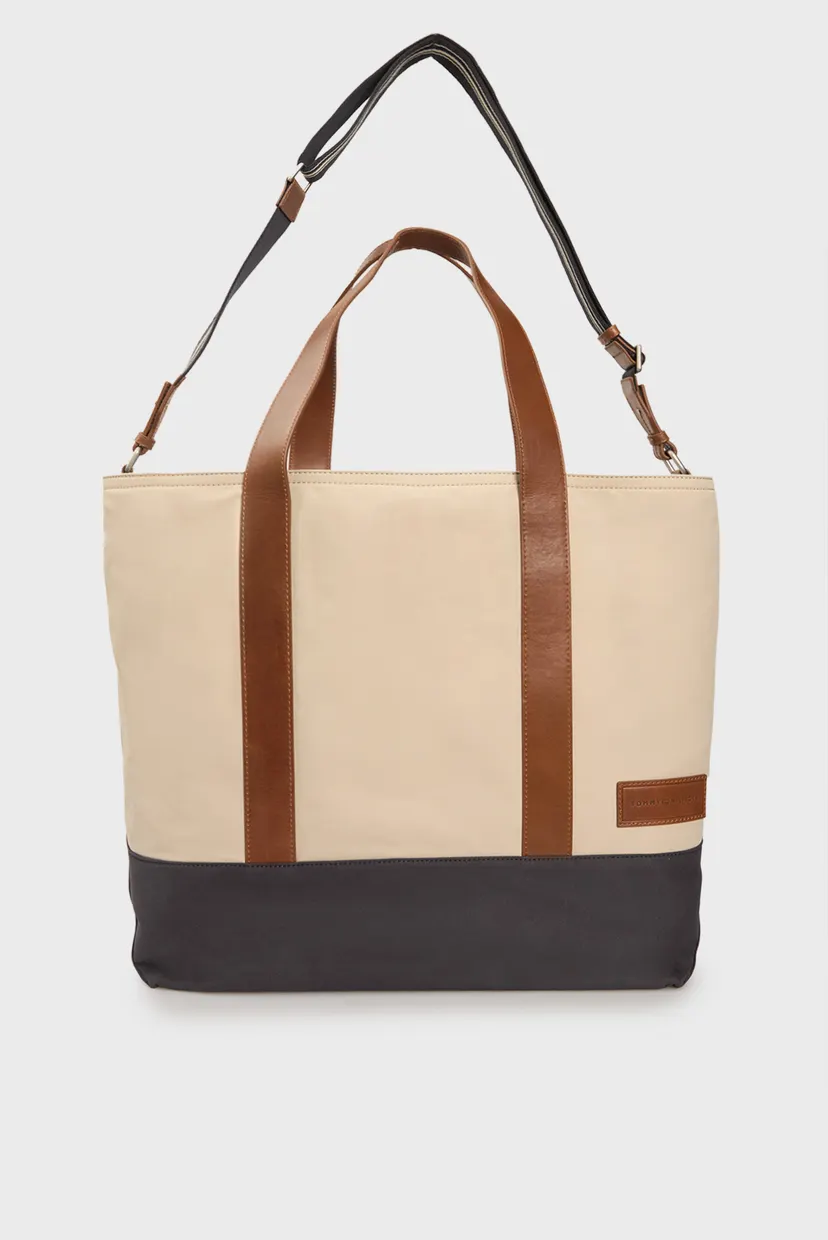 Бежевая сумка TH CASUAL TOTE 6